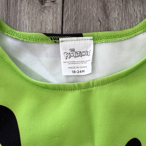 Spirit Neon‎ Green and Black Kids Costume Bib - Picture 8 of 9